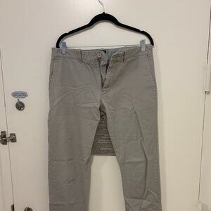 J.Crew gray chinos 32x32 slim flex